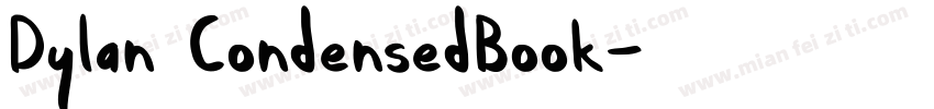 Dylan CondensedBook字体转换